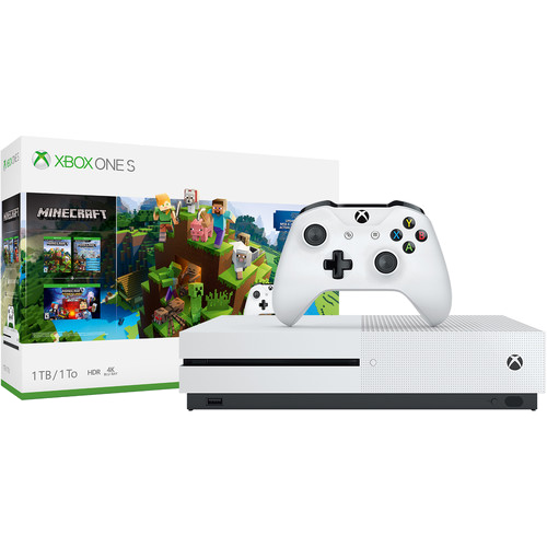 microsoft xbox one s 1tb minecraft bundle