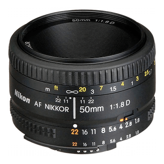 Nikon AF NIKKOR 50mm f/1.8D Lens